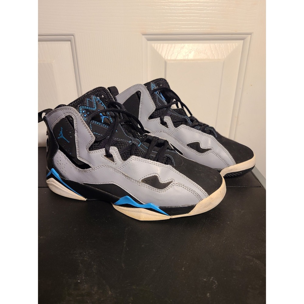 Nike Air Jordan True Flight 'Night Shade' Black/Grey/Blue 343795-006 Youth  5Y